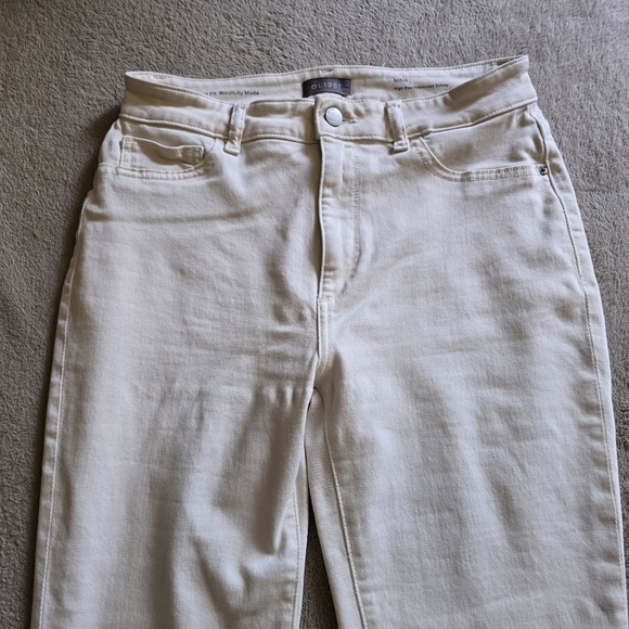 DL1961 Nina High Rise Instasculpt Skinny Ivory size 30 - Picture 5 of 15